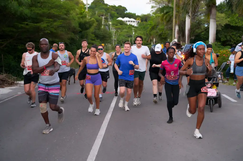 Run Nevis island