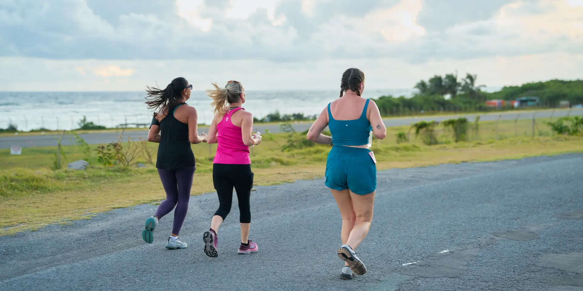 Nevis Marathon runners