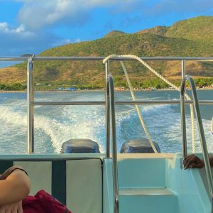 water taxi ride between St. Kitts and Nevis