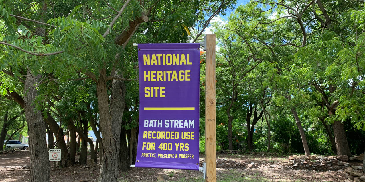 Nevis hot springs and bath house