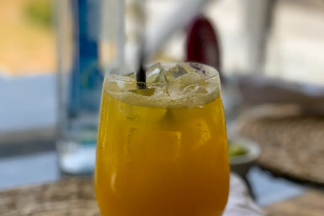 golden hour mocktail