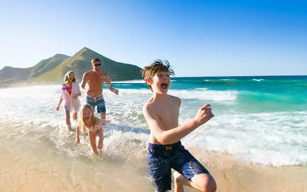 Family beach vacation