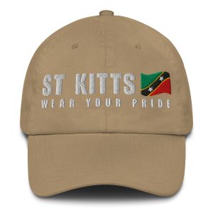 St. Kitts Wear Your Pride Cap – Embroidered Dad Hat with SKN Flag