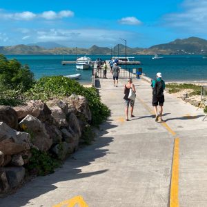 Oualie Pier to SKB Airport — Private Transfer