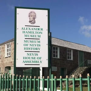 Alexander Hamilton's birthplace, Charlestown, Nevis