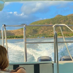 Private water taxi between St. Kitts and Nevis