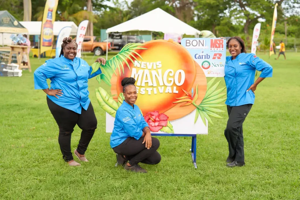 Nevisian chefs at the Nevis Mango Festival