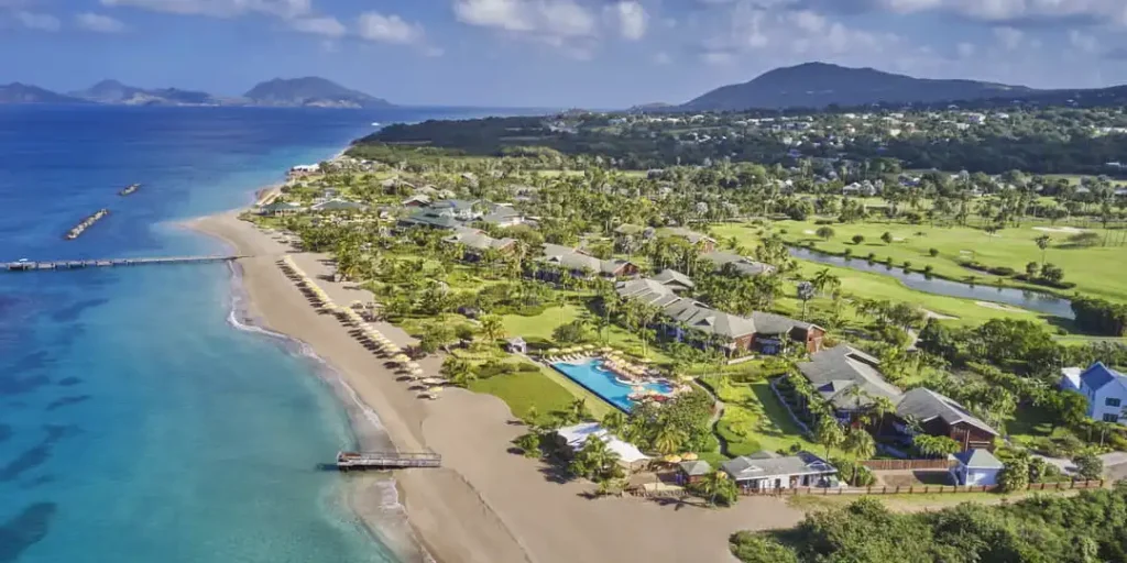 Four Seasons Resort Nevis aerial view